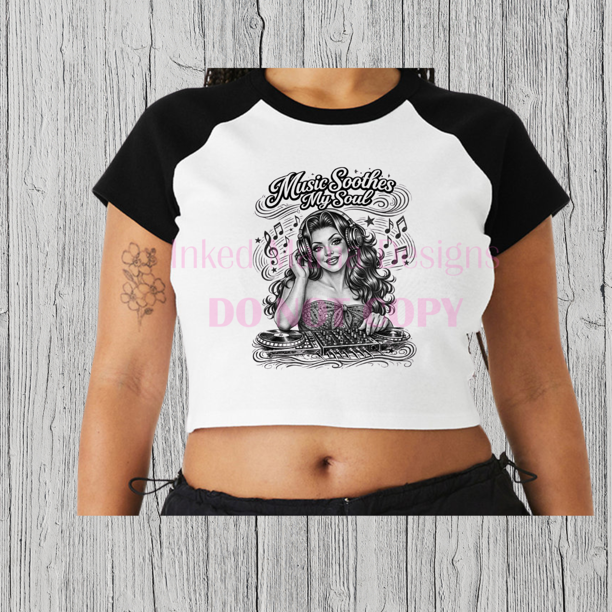 Music Soothes My Soul crop top apparel