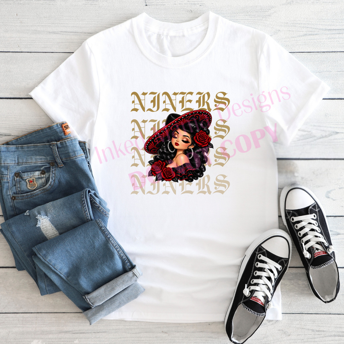 Sombrero Girl Tee