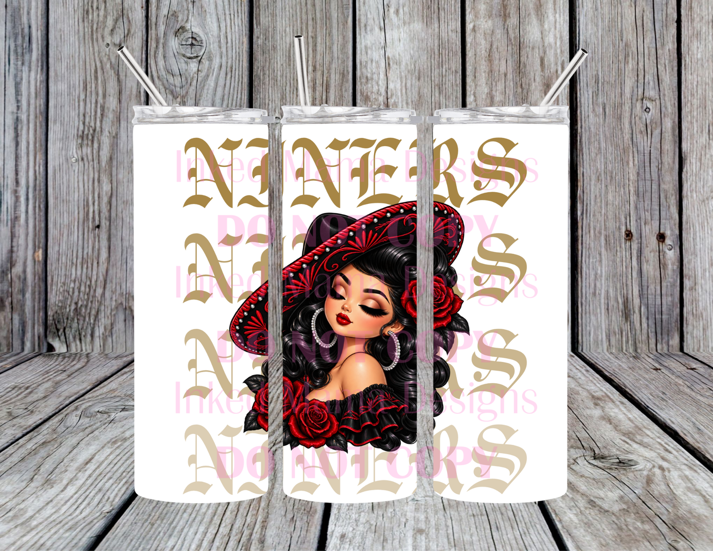 Sombrero Girl Tumblers