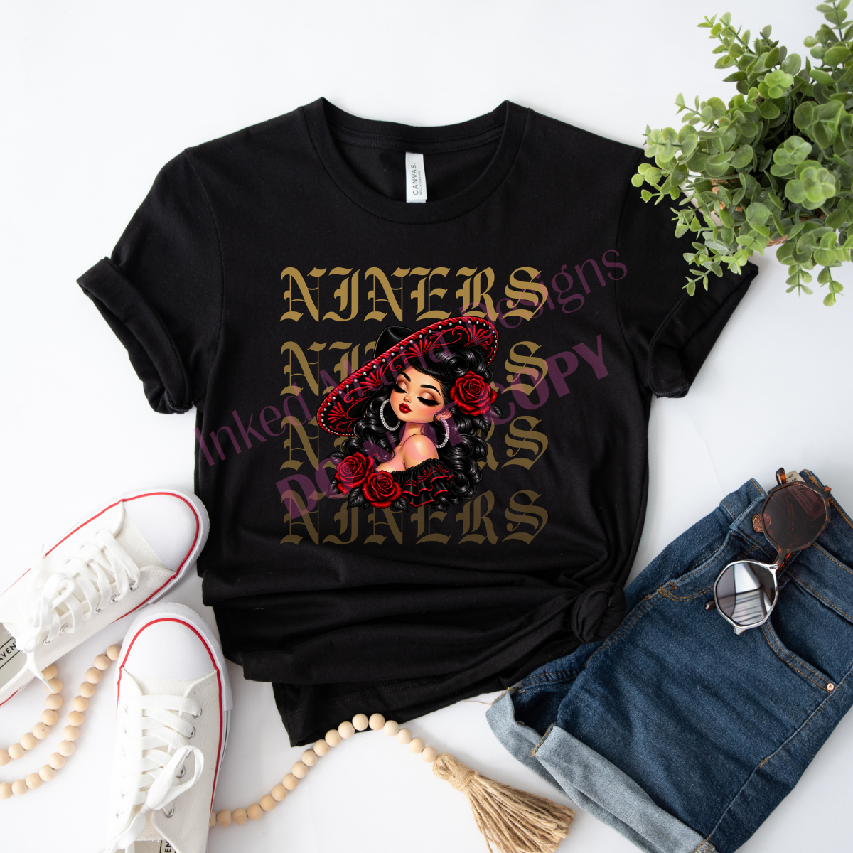 Sombrero Girl Tee