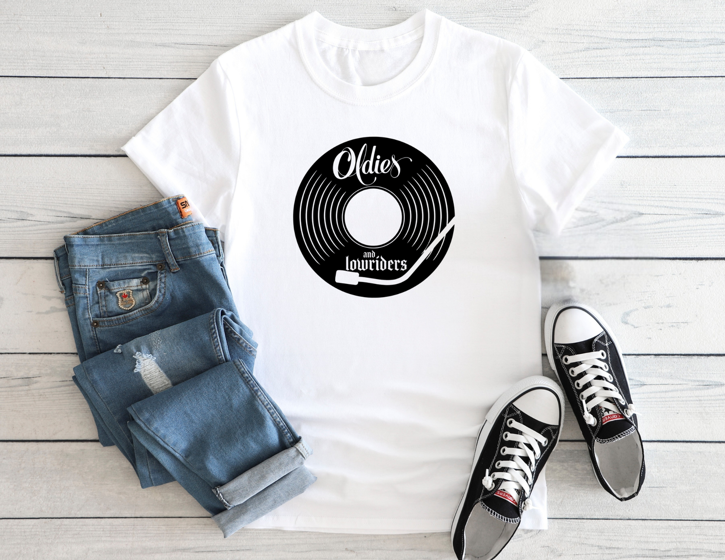 Oldies Record Tee or Tank