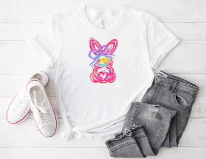 Paint Bunny (Adult/Kid) Tee