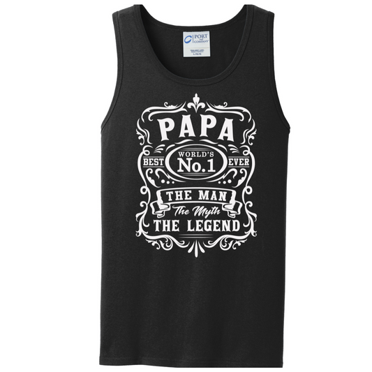 Papa the Legend Mens Tank