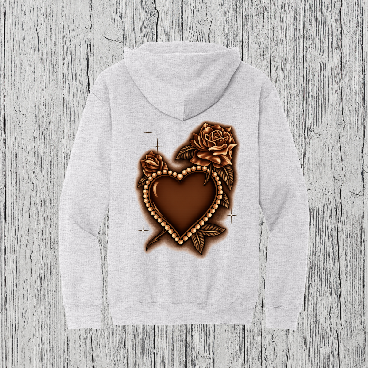 Pearl Heart Brown apparel