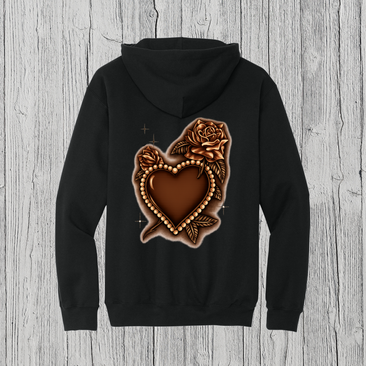 Pearl Heart Brown apparel