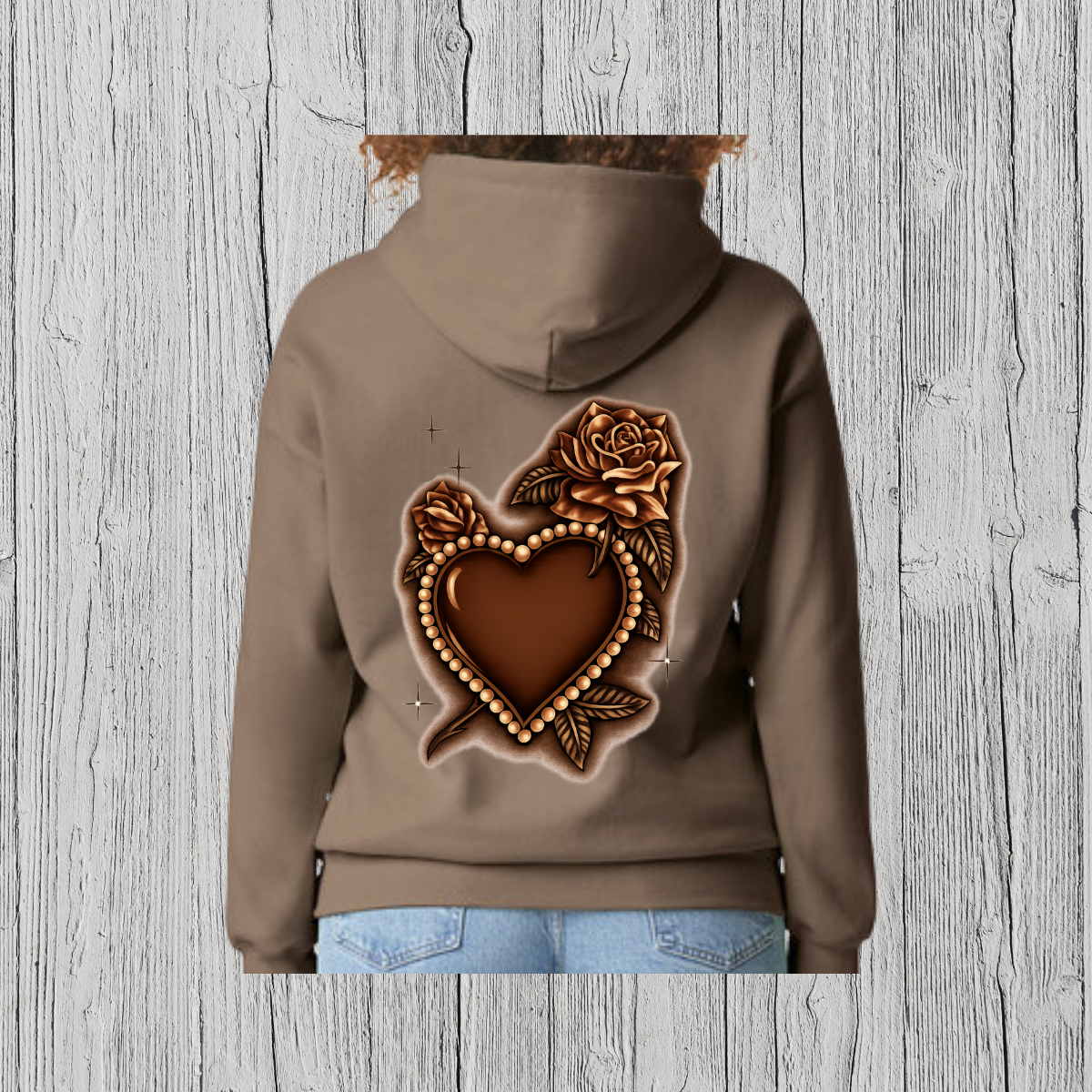 Pearl Heart Brown apparel