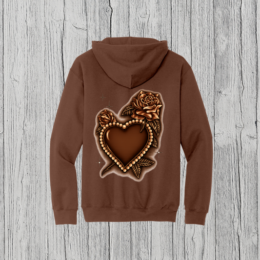 Pearl Heart Brown apparel