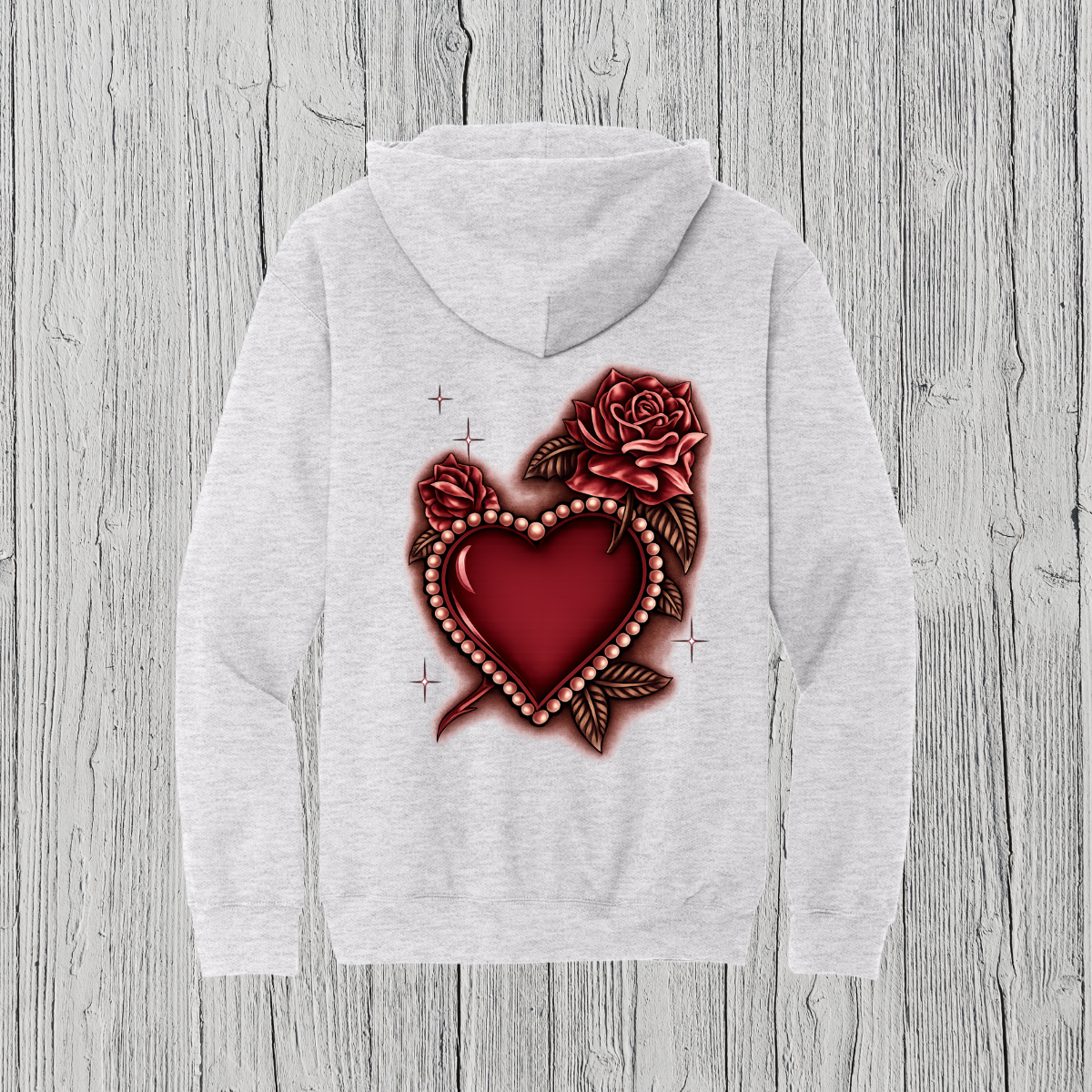 Pearl Heart Maroon apparel