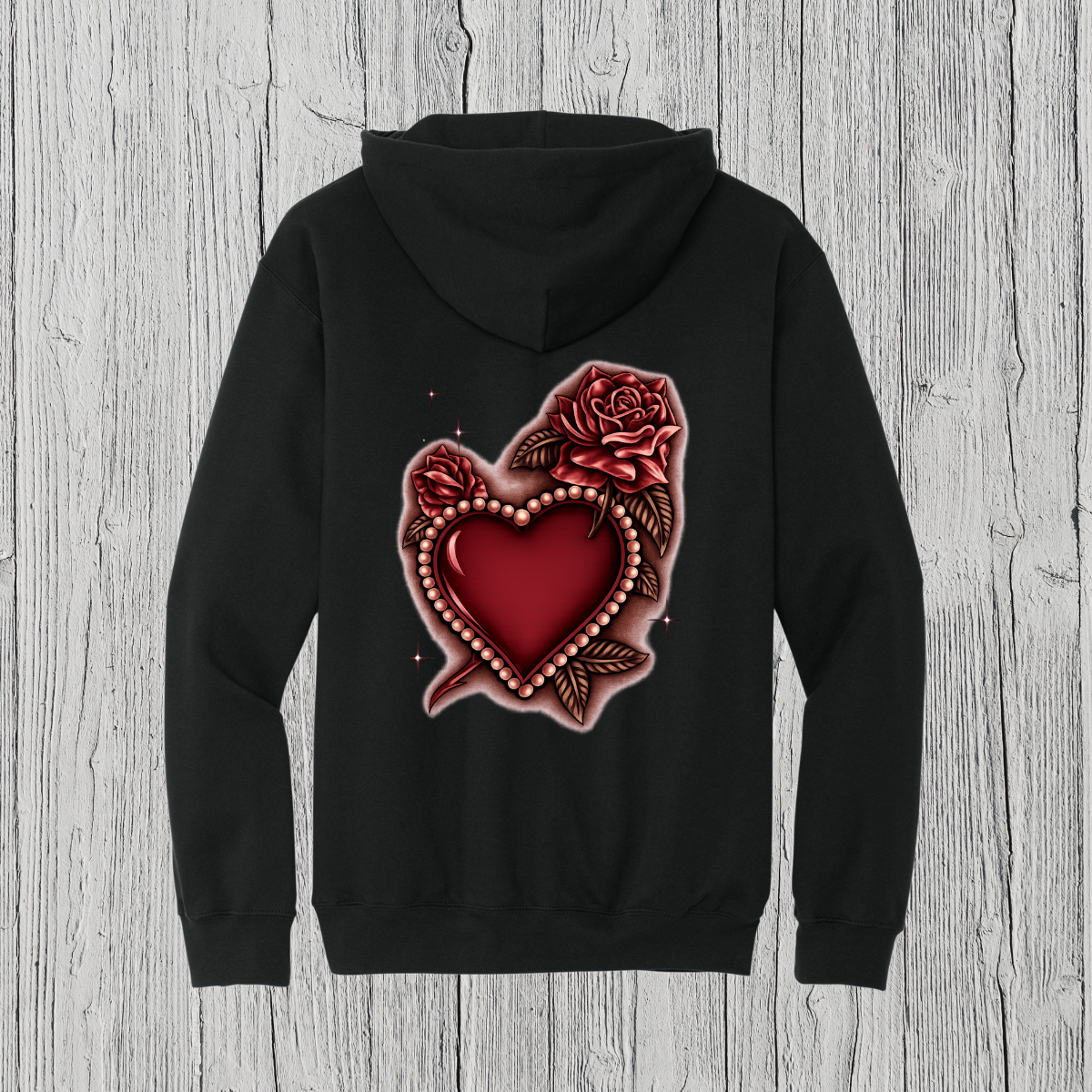 Pearl Heart Maroon apparel
