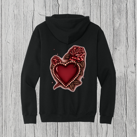 Pearl Heart Maroon apparel