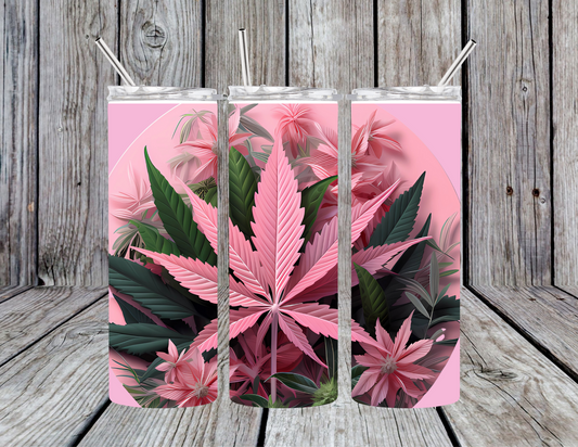 Pink Pot Tumbler
