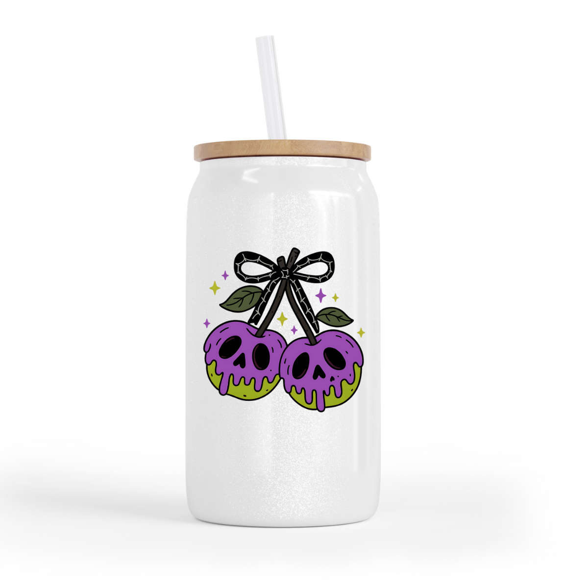 Poison Apples Glass Can