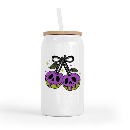 Poison Apples Glass Can