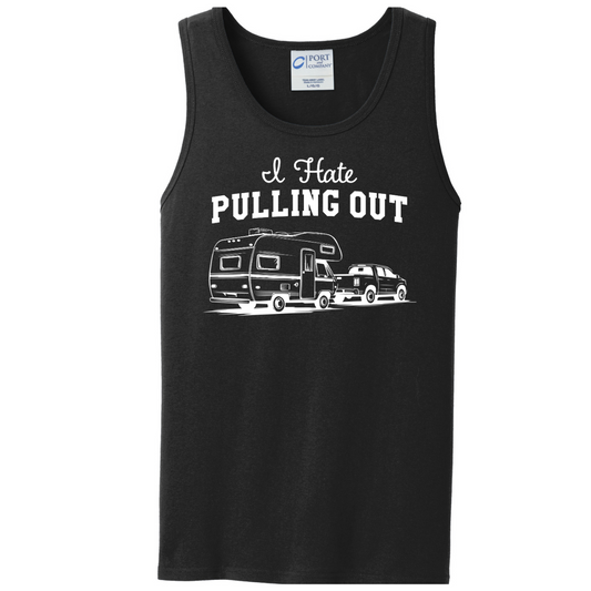 Pulling Out Mens Tank