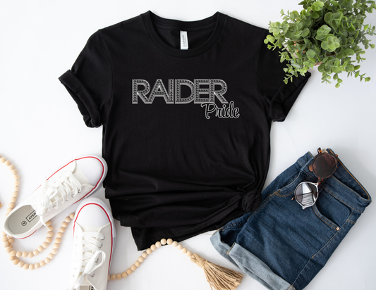 Raider Pride Faux Diamond apparel