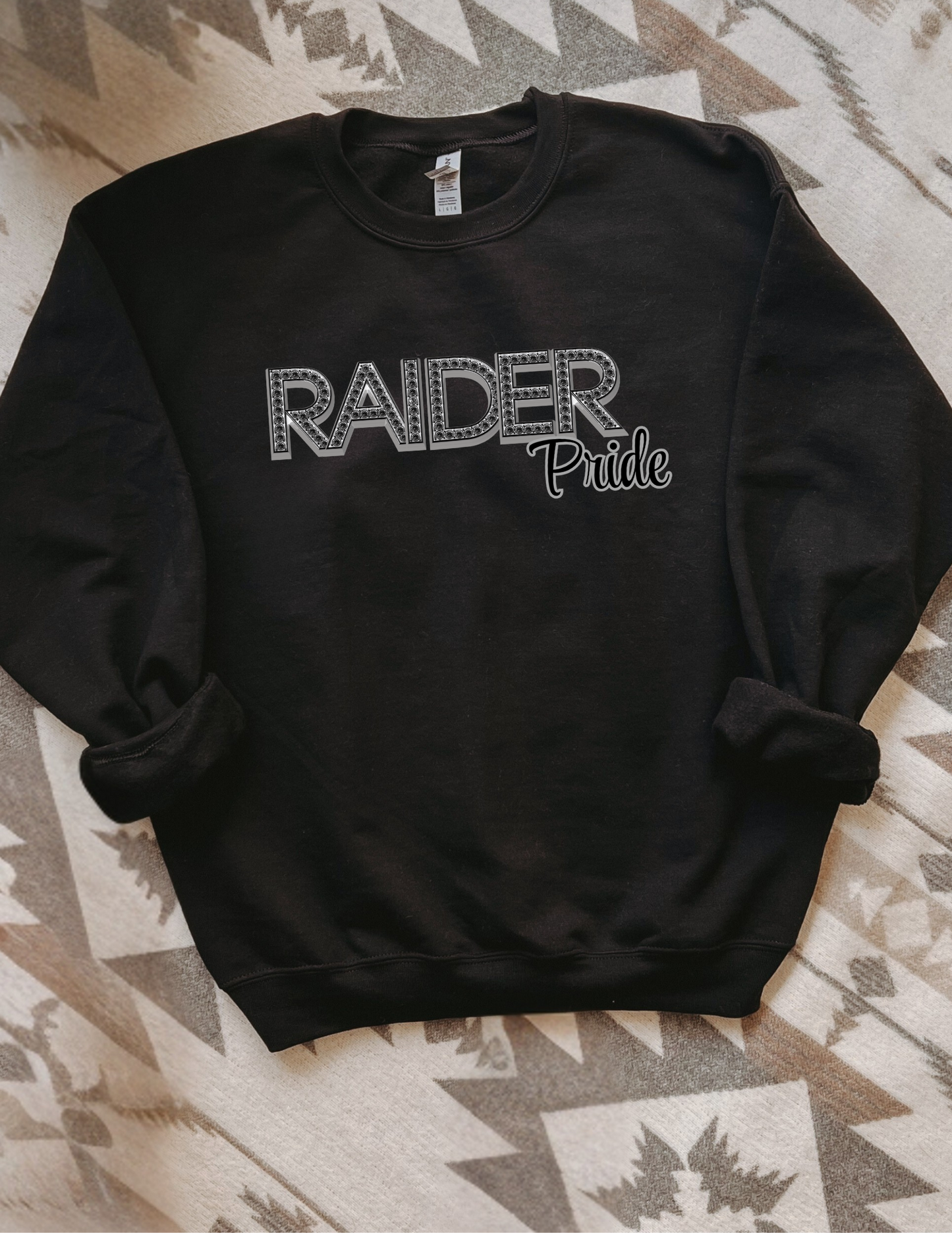 Raider Pride Faux Diamond apparel