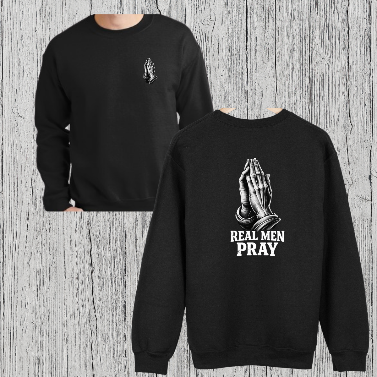 Real Men Pray apparel