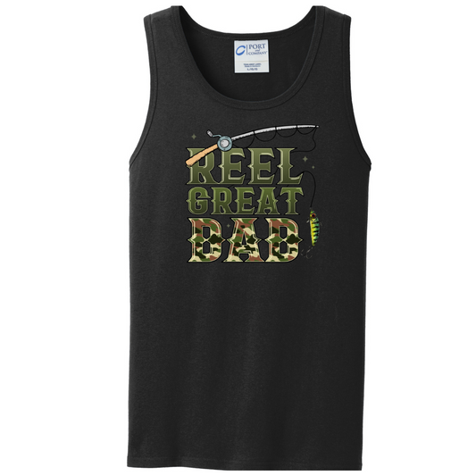Reel Great Dad Mens Tank