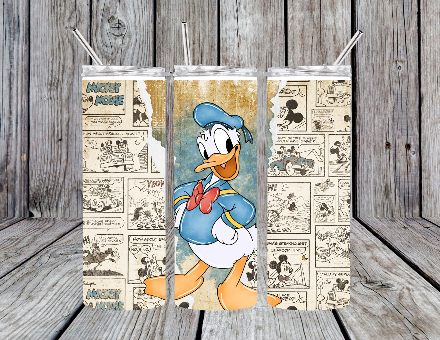Retro Donald Tumbler