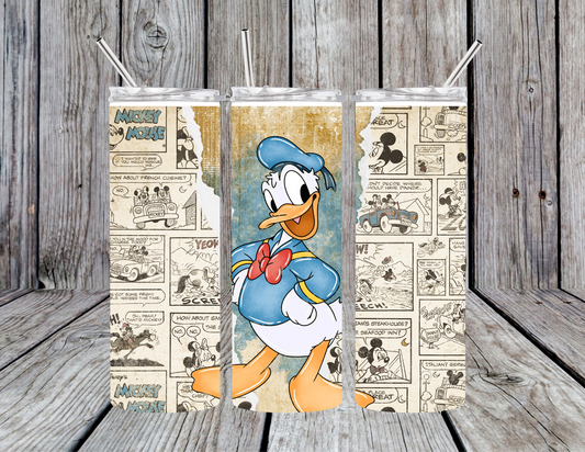 Retro Donald Tumbler