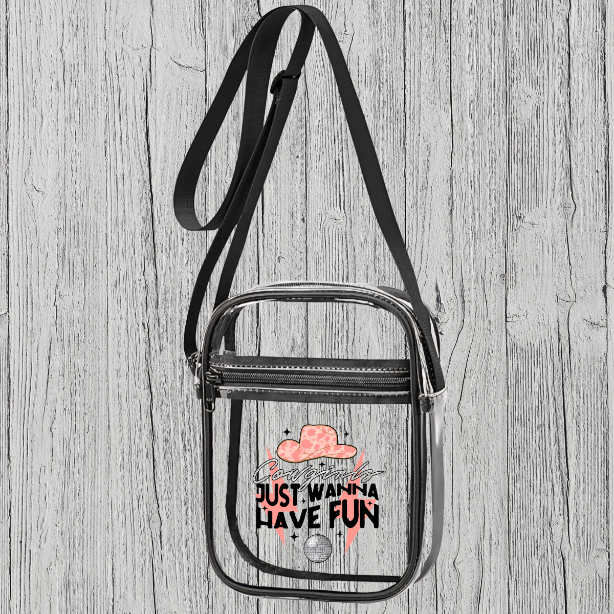 Clear Cross Body (choose option)