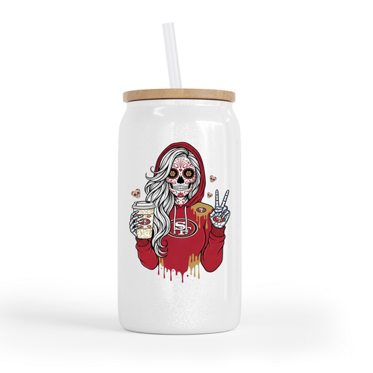 SF/RN Football Glass Can