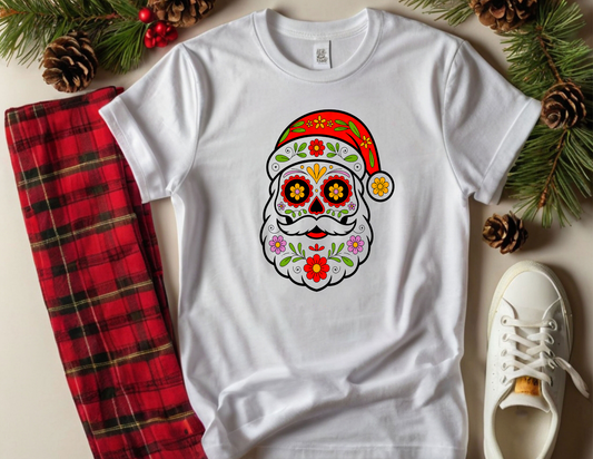 Sugar Skull Santa Tee/Sweatshirt
