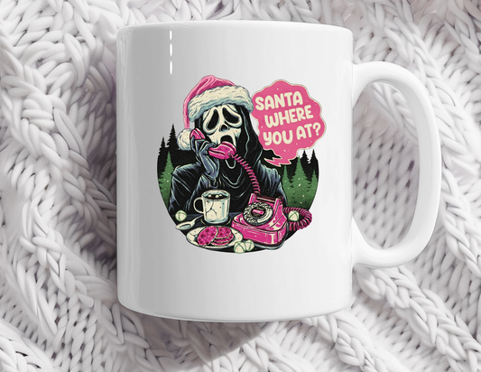 Santa Where You At coffee mug