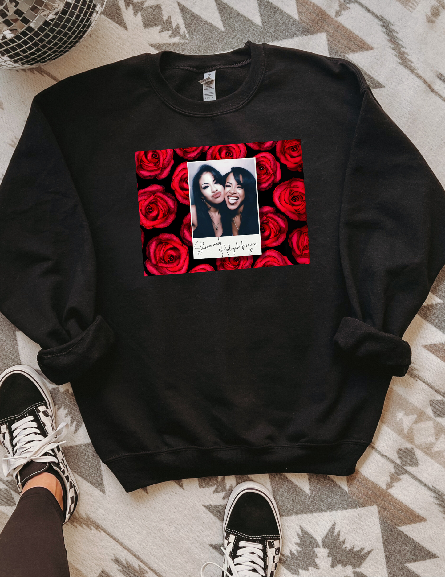 Polaroid with Roses Sweatshirt