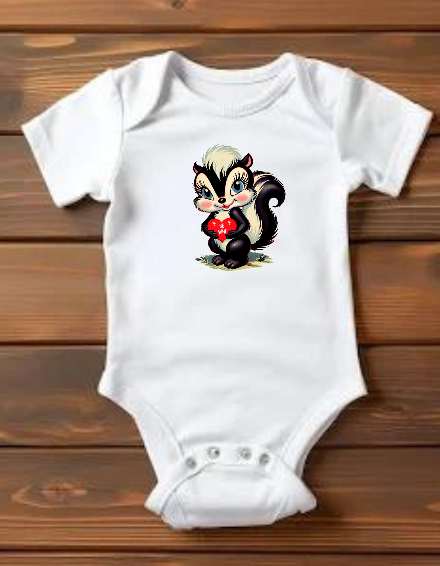 Skunk Love onesie