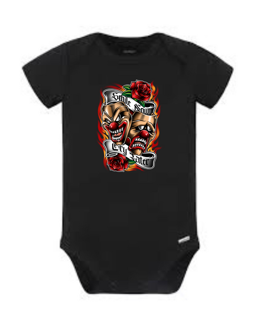 Smile Now Cry Later onesie