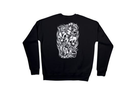 Smile Now, Cry Later blk/wht Sweatshirt
