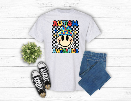 Autism - Smile Face (adult/kid) Tees