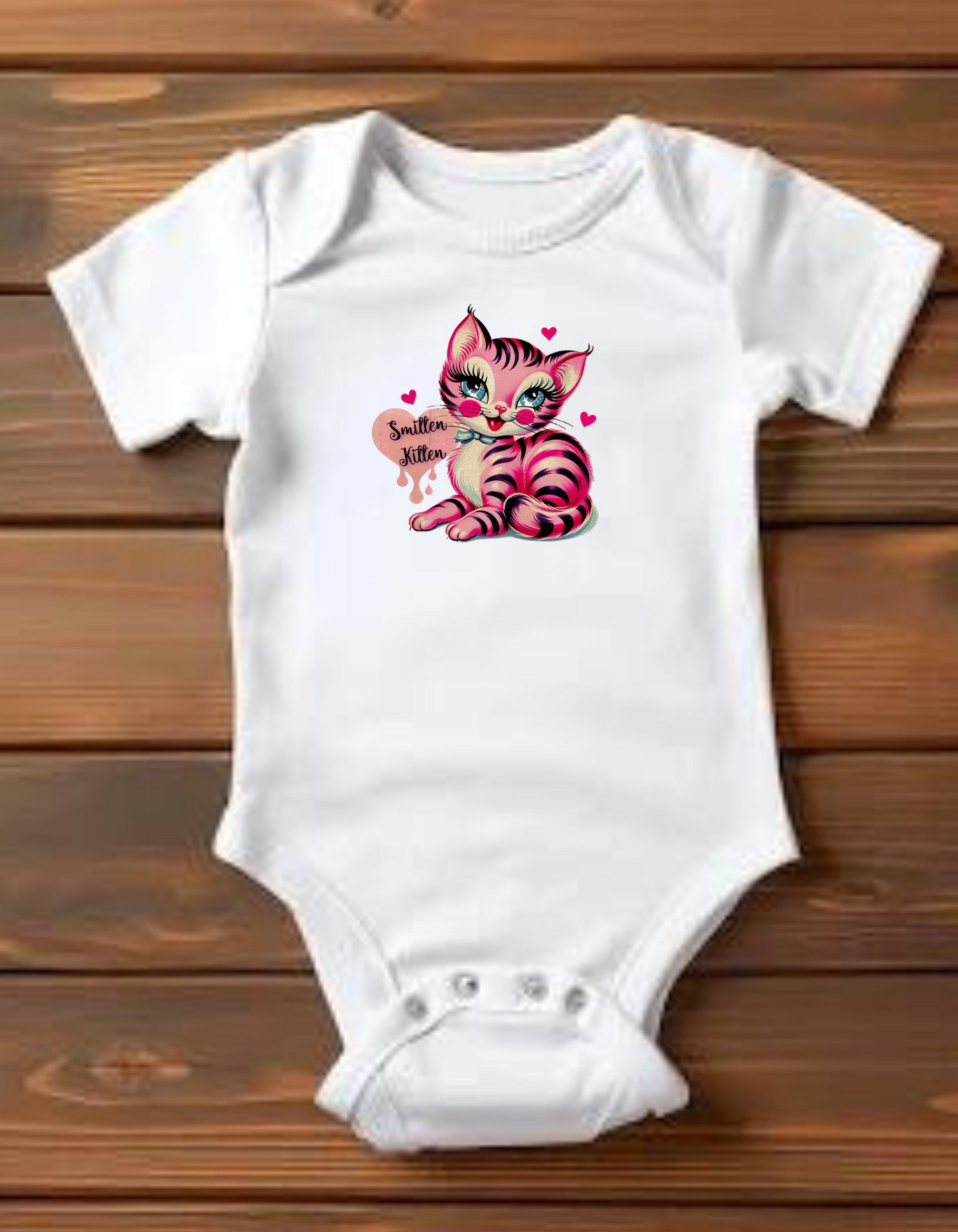Smitten Kitten onesie