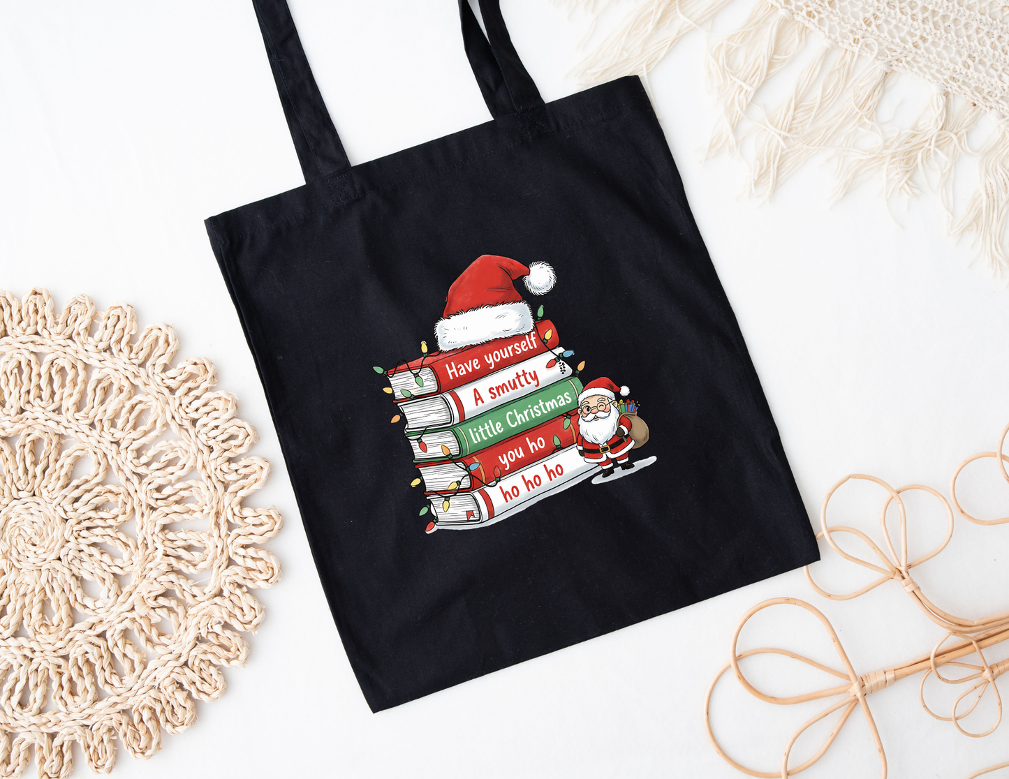 Smutty Little Christmas Tote Bag