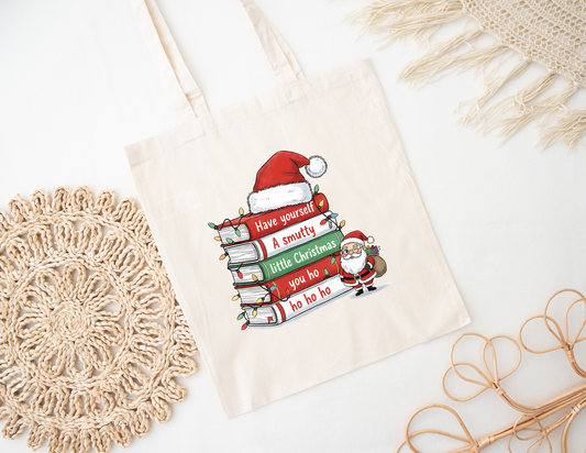 Smutty Little Christmas Tote Bag