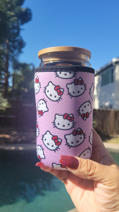 Pink HK Cup Cozie (Medium/Large size)