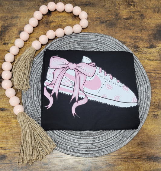 Cortez Pink Bow Tee