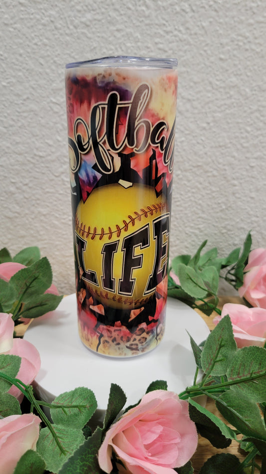 Softball Life Tumbler