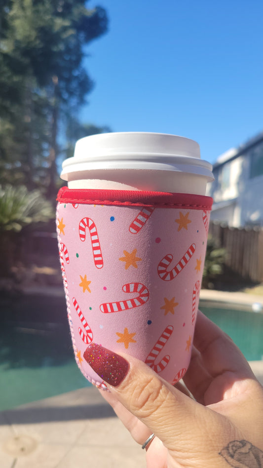 Candy Cane Cup Cozie (small)