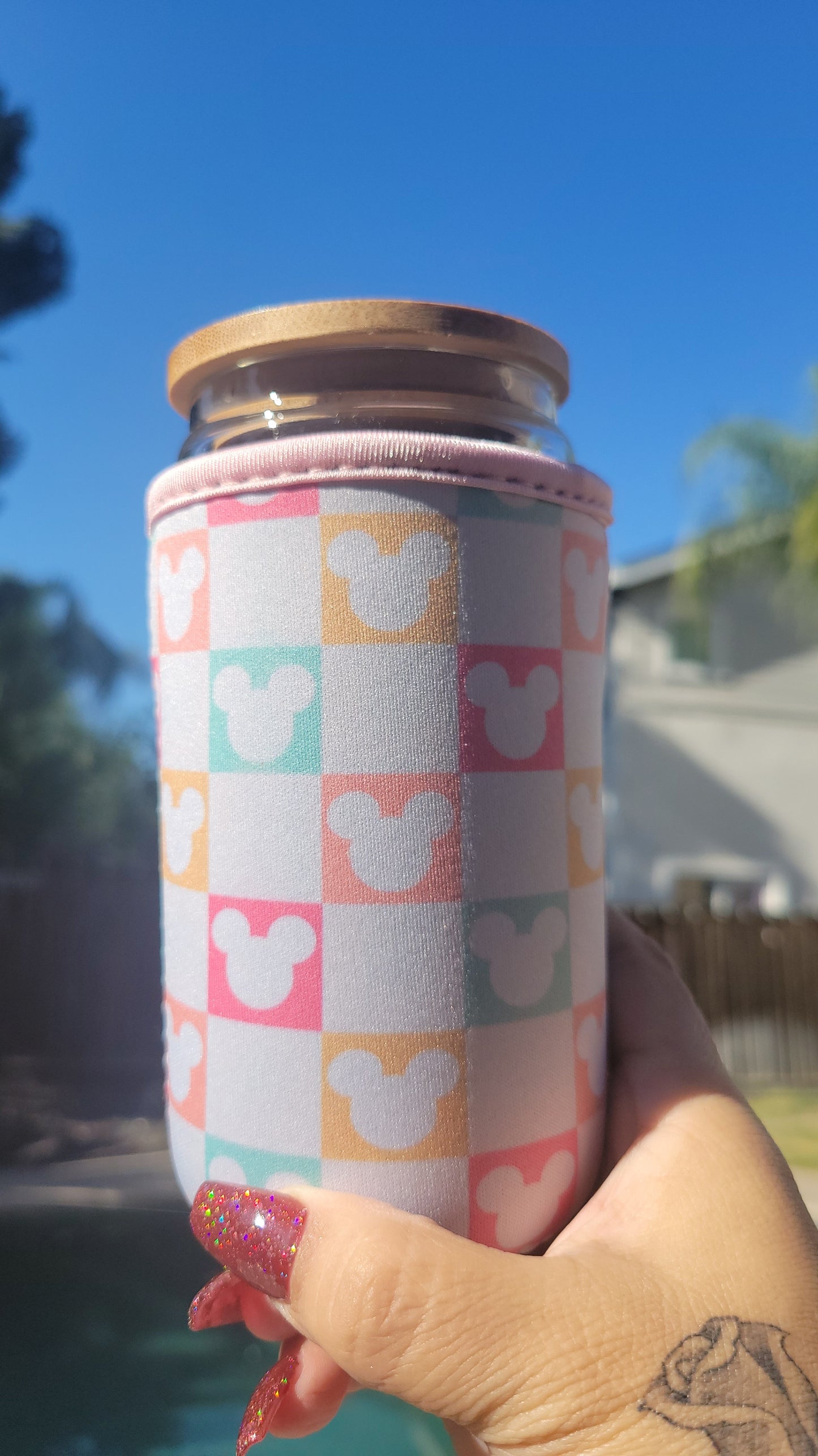 Pink Magic Cup Cozie (Medium/Large)