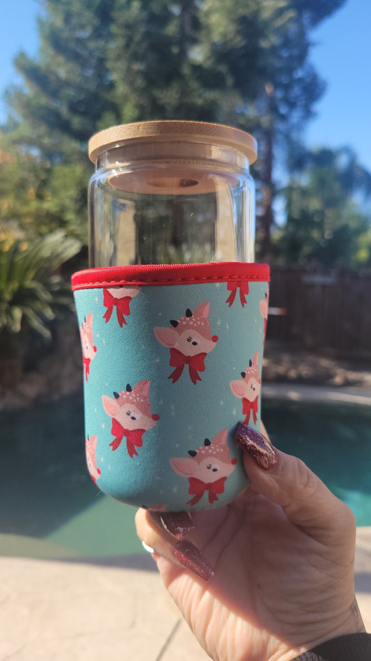 Reindeer Cup Cozie (small)