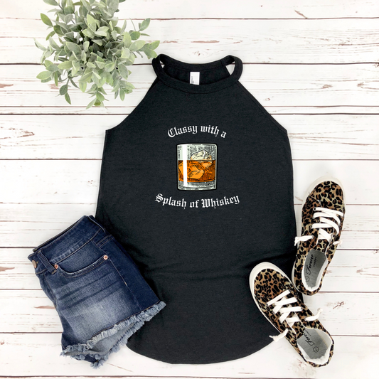 Splash of Whiskey Rocker Tank