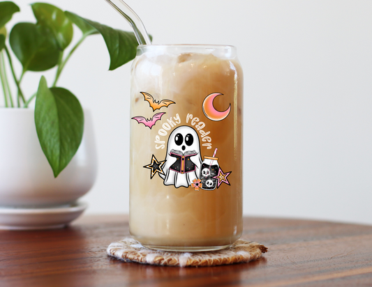 Spooky Reader Glass Can