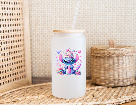 Alien Candy Glass Cup
