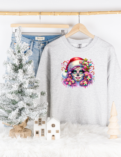 Sugar Skull Christmas Tee/Sweatshirt