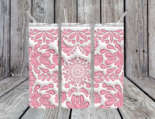 Talavera Pink Tumbler