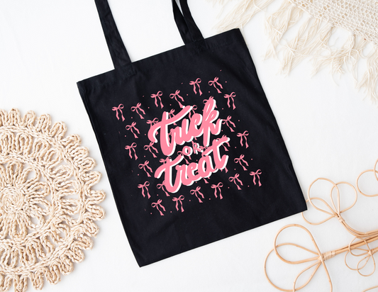 Trick or Treat Bows Tote Bag
