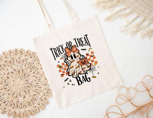 Trick or Treat (girl) Tote Bag
