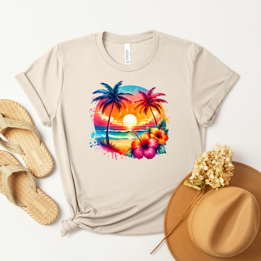 Tropical Sunset Tee